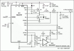 同步降压稳压器输出端接高速数据总线
