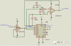 ADG1211开关实现采样保持电路