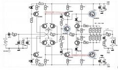 <b>分享一个60瓦功率放大器的电路</b>
