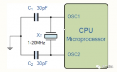 晶振电路两端的电容为什么一样？