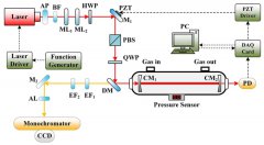 一种用于气相增强拉曼传感的新型光学反馈频率