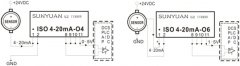 无源型低成本两线制4-20mA电流转模拟电压信号I