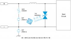 SMDJ58CA 直流48V电源浪涌过电压保护专用TVS二极管