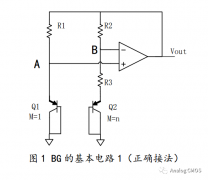 带隙基准电压模块之反馈极性分析