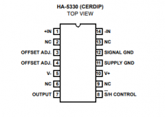 HA-5330精密采样保持放大器应用笔记技术手册