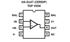 HA-5147 120MHz、超低噪声、精密运算放大器应用笔记