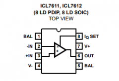 ICL7612 1.4MHz、低功耗CMOS运算放大器应用笔记