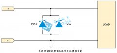 TVS二极管并联使用方案 提高ISO 7637-2抛负载测试能