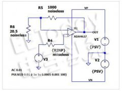 如何用LTspice测量运算放大器与双JFET输入级结合的
