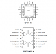 LM124 低功耗、低输入偏置电流、四通道运算放大