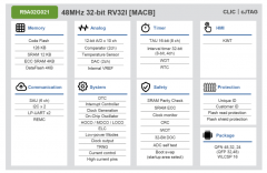 采用 Renesas RISC-V CPU 内核的超低功耗 48MHz MCU R9A