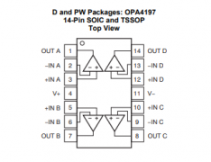 <b>OPA4197 四路、36V、精密轨到轨输入/输出、低失调</b>