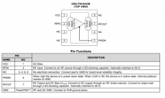 TRF37D73 具有断电引脚的、1至6000MHz 20dB射频增益块