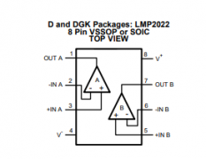 LMP2022 零漂移、低噪声、抗EMI双通道放大器技术手