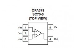 OPA378 零温漂系列低噪声、900kHz、RRIO、精密运算放