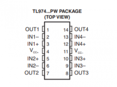 TL974-Q1 汽车级、四通道、12V、12MHz运算放大器技术