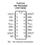TLE2144-EP Excaliber低噪声高速精密四通道运算放大器