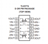 TLV2774A-EP 增强型产品四路、5.5V、5.1MHz、2.1mV失调