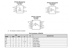 OPA376 精密、低噪声、低静态电流运算放大器技术