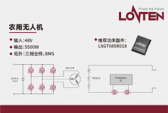 龙腾半导体SGT MOSFET LSGT085R018在智慧农业无人机的