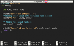 使用nano编辑器时怎样保存内容