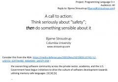 C++之父：Rust等内存安全语言的安全性并不优于