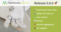 Manticore Search 6正式发布，C++高性能搜索引擎