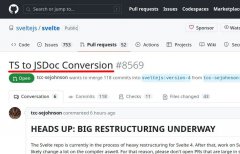 <b>前端框架Svelte放弃TypeScript，JS赢！</b>