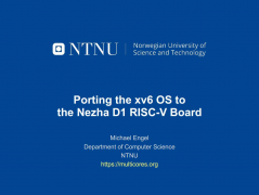 挪威科技大学使用全志D1-H哪吒开发板开设操作系