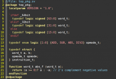 看一下SystemVerilog中package的使用方法与注意事项
