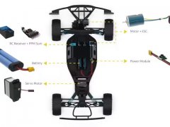 用 树莓派 Zero 打造的智能漫游车！