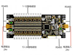 详述24路电磁锁主板的工作原理和功能