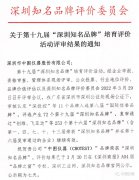 喜报|中图仪器荣膺“深圳知名品牌”称号！