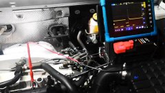 汽车示波器检测汽车喷油嘴(汽油机)信号波形