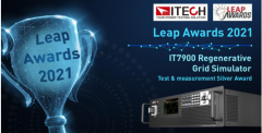 IT7900系列回馈式电网模拟器荣获美国Leap Awards 2