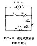 如何巧测磁电式微安表内阻