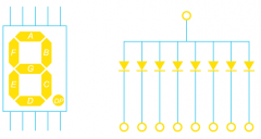 驱动7段显示器低成本解决方案