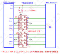 求一种4.2中低速MIPI接口静电保护方案