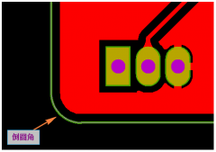 很好的实现PCB板边倒圆角