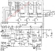 三位数字显示电容表电路图