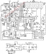 四位数字显示电容计电路图