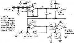 pH计探头补偿放大器电路图