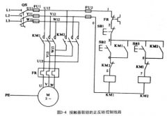 三相异步电动机接触器联锁的正反转控制实验