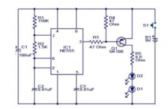 一个简单的低功耗红外发射器电路