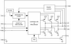 介绍一种三相正弦波无传感器风扇电机驱动IC-G