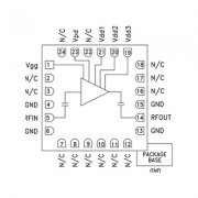 HMC608LC4功率放大器