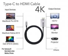 CS5265TYPEC转HDMI 4K60HZ投屏转接线方案