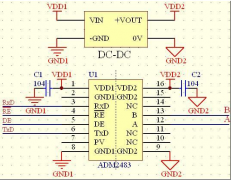 基于RS-485接口的信号隔离自收发电路设计