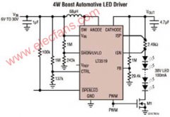 基于4W LED驱动器高效率驱动LCD显示器的应用