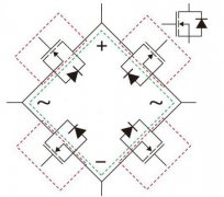 桥式创新设计消除交流电压向直流转换的技术缺